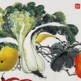 黃藝 三尺《迎福納百財(cái)》