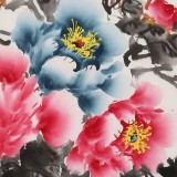 王偉寧《花開富貴》 青年書畫才俊 河南美協會員