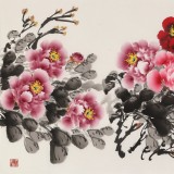 【已售】王偉寧 小六尺《吉祥如意》 青年書畫才俊 河南美協會員