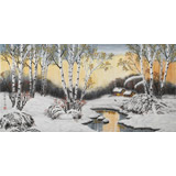 【已售】何一鳴 四尺《瑞雪豐年》 冰雪畫派畫家 師從于志學