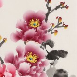 王偉寧《春風得意》 青年書畫才俊 河南美協會員