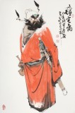 【已售】連紅武四幅一套 四尺三開《鎮(zhèn)宅圖》 徐悲鴻畫院華北分院副院長