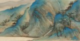 【已售】葛化帥 仿古山水 《清江一色無纖塵》 千竹書院成員