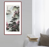 【已售】王友金 四尺《山居春曉圖》