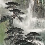 【已售】王友金 四尺《旭日探幽圖》