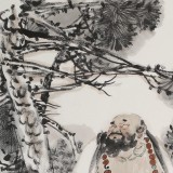 【已售】連紅武 三尺《伏虎圖》 徐悲鴻畫院華北分院副院長