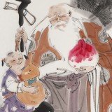 連紅武 三尺《福如東海》 徐悲鴻畫院華北分院副院長