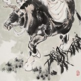 連紅武 三尺《老子出關》 徐悲鴻畫院華北分院副院長
