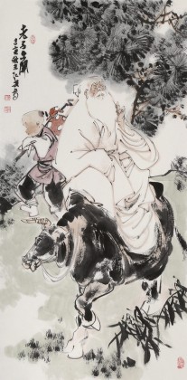 連紅武 三尺《老子出關》 徐悲鴻畫院華北分院副院長