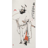 【已售】連紅武 三尺《鎮宅圖》 徐悲鴻畫院華北分院副院長