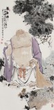 【已售】連紅武 三尺《彌勒佛》 徐悲鴻畫院華北分院副院長