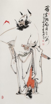【已售】連紅武 三尺《鎮宅圖》 徐悲鴻畫院華北分院副院長