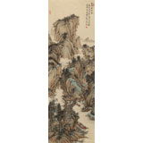吳顯剛 《云山舟行圖》 貴州七星關美協主席