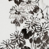 庾超然 四條屏《梅蘭竹菊》 黃鶴樓書畫院院長