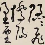 【已售】王洪錫 四尺對開《桃花溪》 原中國書畫家協會副主席
