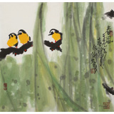 王永剛  三尺斗方《春風(fēng)》 78歲國家一級美術(shù)師