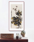 王永剛 三尺《雀躍琵琶滿林香》 78歲國(guó)家一級(jí)美術(shù)師