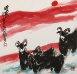 王永剛 三尺斗方《暖陽(yáng)》 78歲國(guó)家一級(jí)美術(shù)師