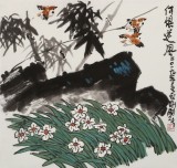 王永剛 三尺斗方《何懼逆風》 國家一級美術師（詢價）