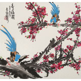 王永剛 三尺斗方《喜上梅梢》 國家一級美術師（詢價）