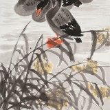 王永剛 三尺《蘆花深處聽江流》 國家一級美術師（詢價）