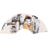 【已售】于明  扇面《清幽圖》 中美協會員 潛力收藏