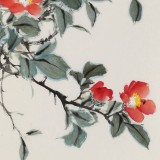 陳薪名《喜啼正值花盛時》中美協會員 第六屆全國花鳥畫展金獎獲得者