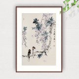 【已售】陳薪名《紫氣東來(lái)》 中美協(xié)會(huì)員 第六屆全國(guó)花鳥(niǎo)畫展金獎(jiǎng)獲得者
