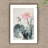 陳薪名《荷香》中美協會員 第六屆全國花鳥畫展金獎獲得者