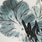 陳薪名《荷香》中美協會員 第六屆全國花鳥畫展金獎獲得者