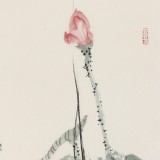 陳薪名《荷塘清香》 中美協會員 第六屆全國花鳥畫展金獎獲得者