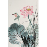 陳薪名《荷香》中美協(xié)會(huì)員 第六屆全國(guó)花鳥(niǎo)畫(huà)展金獎(jiǎng)獲得者