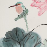 陳薪名《荷香》中美協會員 第六屆全國花鳥畫展金獎獲得者