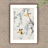 【已售】陳薪名《報春》中美協會員 第六屆全國花鳥畫展金獎獲得者