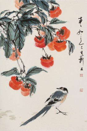 【已售】陳薪名《事事如意》中美協(xié)會(huì)員 第六屆全國花鳥畫展金獎(jiǎng)獲得者