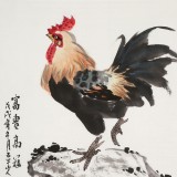【已售】梁景欣 三尺《富貴高冠》 學院派畫家
