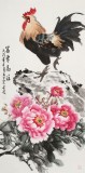 【已售】梁景欣 三尺《富貴高冠》 學院派畫家