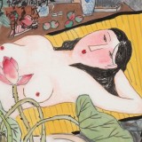 王永剛 四尺《荷香圖》 國(guó)家一級(jí)美術(shù)（詢價(jià)）