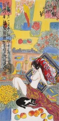 【已售】王永剛 三尺《相思明月夜》 國家一級美術師