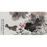 【已售】吳顯剛 《秋風吹冷艷 晨露濕新妝》 貴州七星關美協主席