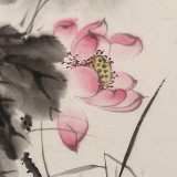 吳顯剛 四尺斗方《荷香圖》 貴州七星關美協主席