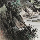 劉金河 四尺三開《江南春早》 中美協會員 （詢價）