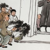 王永剛 三尺《得財圖》 國家一級美術師（詢價）