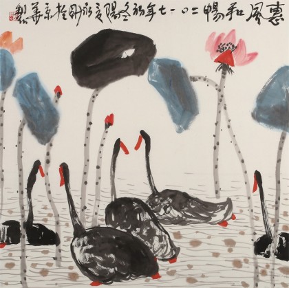 王永剛 四尺斗方《惠風和暢》 國家一級美術師（詢價）