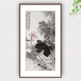 吳顯剛 《映日荷花別樣紅》 貴州七星關美協主席