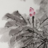 吳顯剛 《映日荷花別樣紅》 貴州七星關美協主席