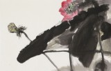 王永剛 四尺對開《荷香悠遠》 國家一級美術師（詢價）（詢價）