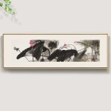 王永剛 四尺對開《荷香悠遠》 國家一級美術師（詢價）（詢價）