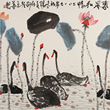 王永剛 四尺斗方《惠風和暢》 國家一級美術師（詢價）