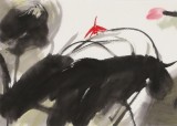 王永剛 四尺對開《荷香悠遠》 國家一級美術師（詢價）（詢價）